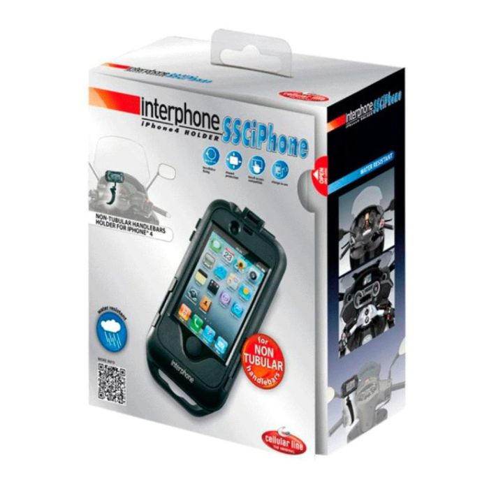 Iphone 4 holder for non-tubular handlebars Cellular Line smiphone4