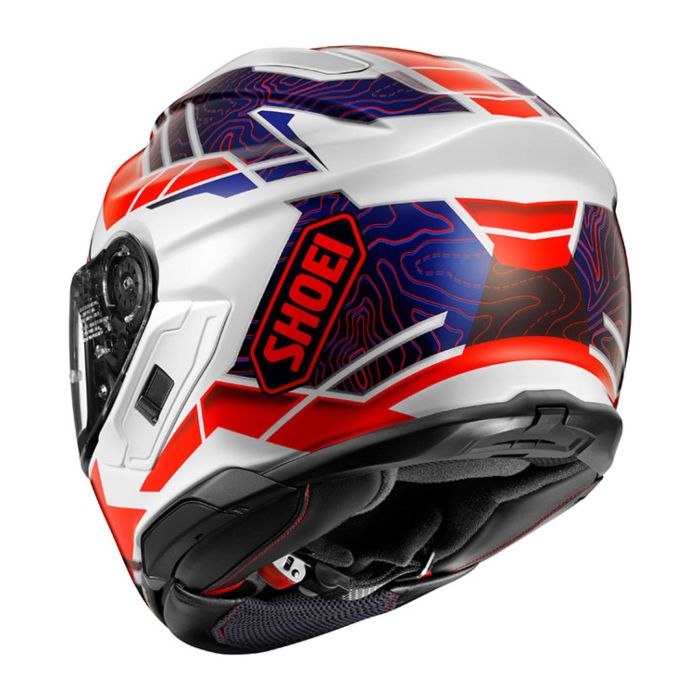 Casco Integrale Shoei Gt-air 3 Hike Tc10 Bianco Rosso Blu