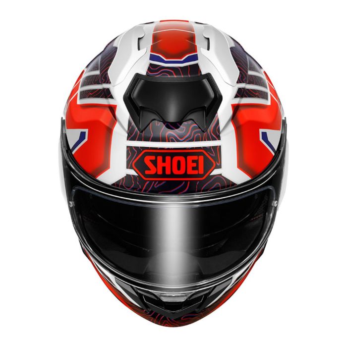 Casco Integrale Shoei Gt-air 3 Hike Tc10 Bianco Rosso Blu