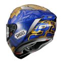 Casco Shoei X-spr Pro Marquez Thai Tc2 Blu Oro