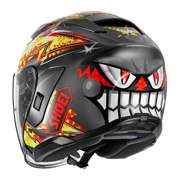 Casco Shoei J-cruise 3 Inspired Tc1 Giallo Rosso Ner