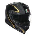 Casco Integrale Agv K7 In Fibra Flow 46 Yellow Grey