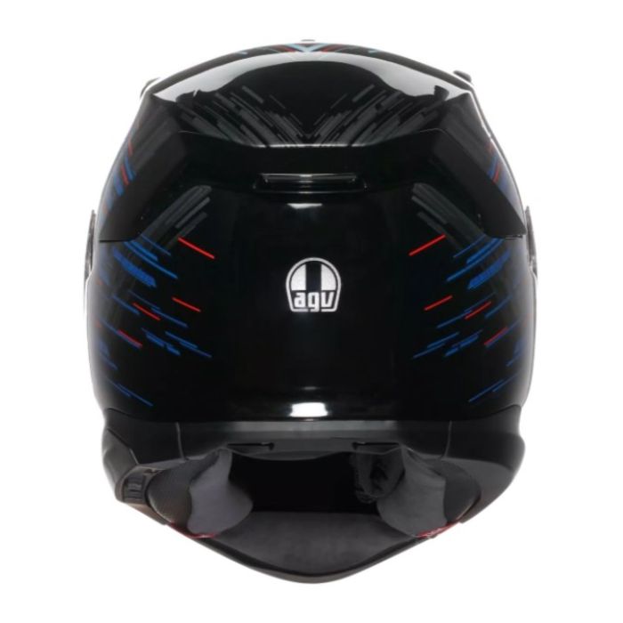 Casco Integrale Agv K7 In Fibra Genisys Matt Black/blue/grey