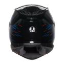 Casco Integrale Agv K7 In Fibra Genisys Matt Black/blue/grey