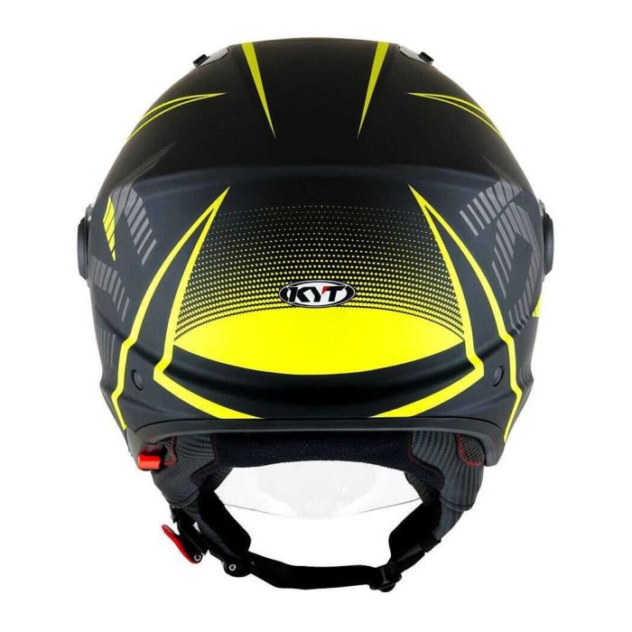 Casco Jet Kyt D-city Colorful Yellow