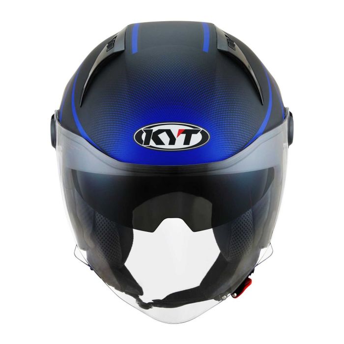 Casco Jet Kyt D-city Colorful Matt Blue
