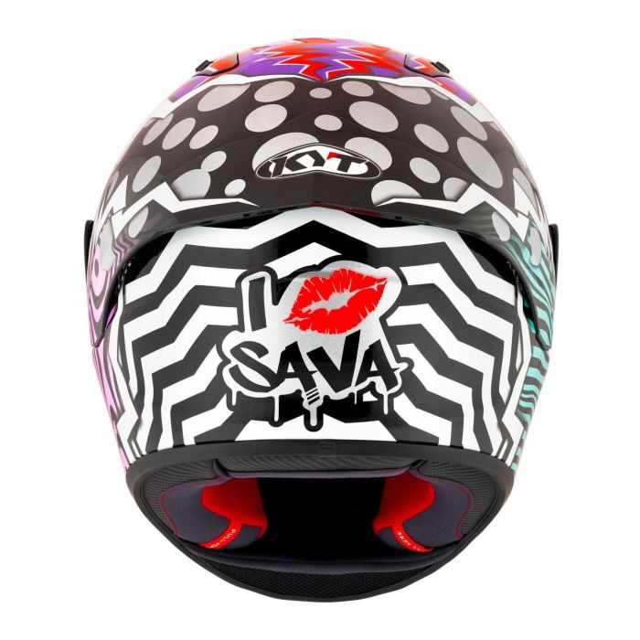 Casco Integrale Kyt Nz-race Replica Savadori Red