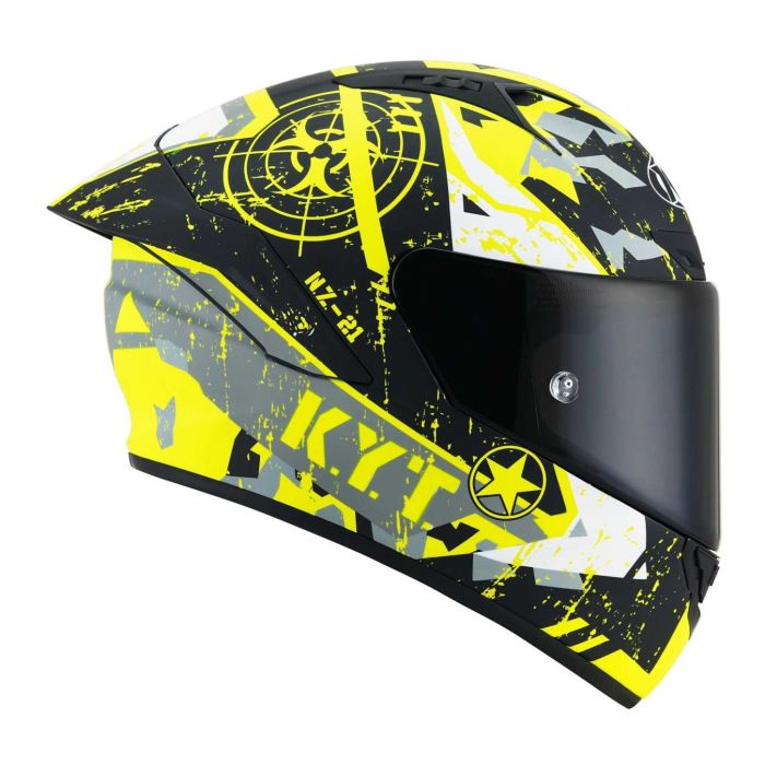 Casco Integrale Kyt Nz-race Blazing Matt Yellow