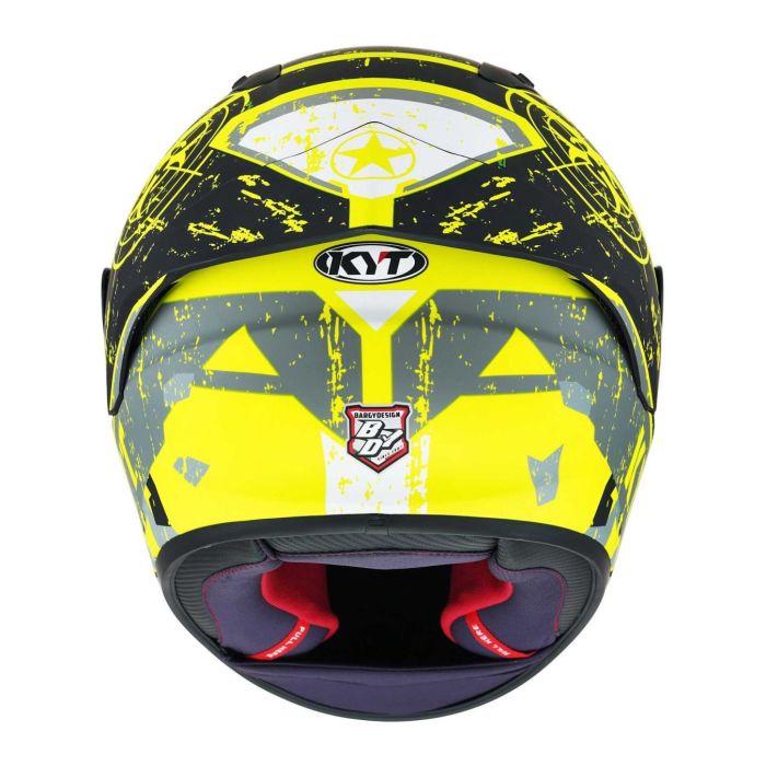 Casco Integrale Kyt Nz-race Blazing Matt Yellow