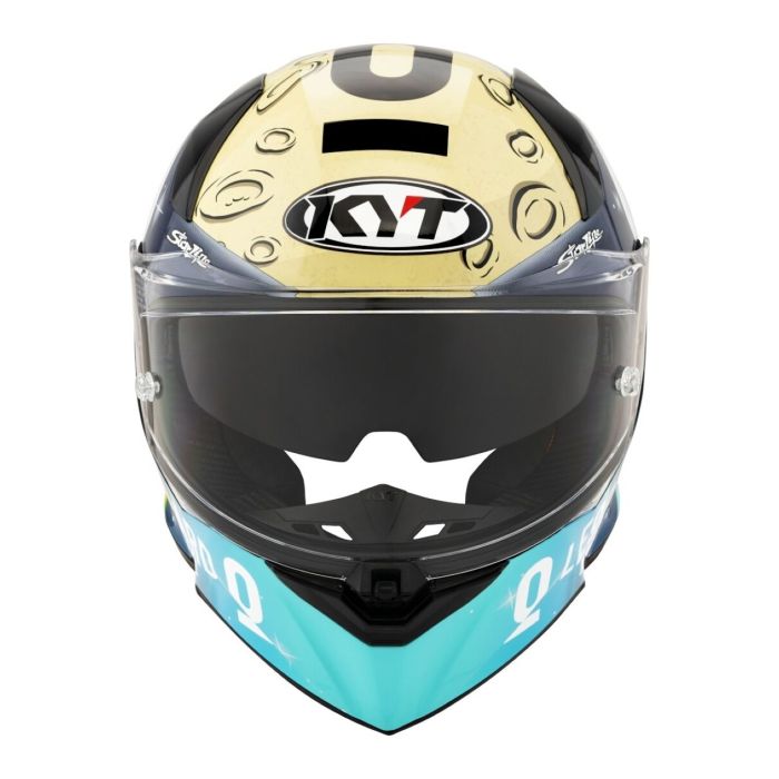 Casco Integrale Kyt R2r Max Replica Foggia Mugello 2022 Light Blue
