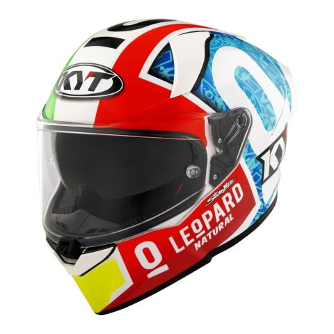 Casco Integrale Kyt R2r Max Replica Foggia Misano 2021 Red White Green
