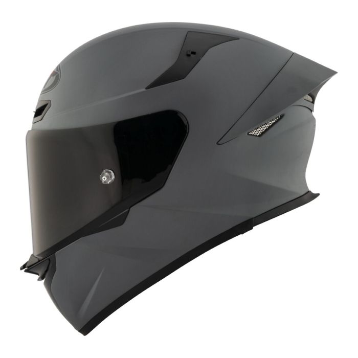 Casco Integrale Kyt Tt-revo Plain Matt Grl Grey