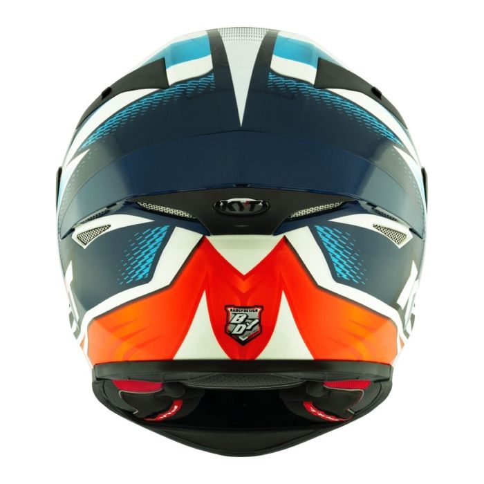 Casco Integrale Kyt Tt-revo Replica Tati Blue/yellow