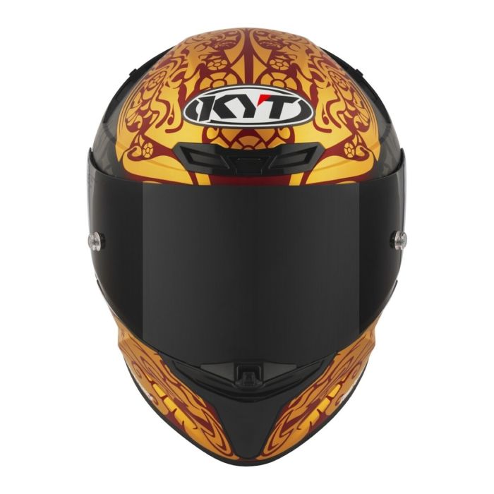 Casco Integrale Kyt Tt-revo Replica Enea Indonesia 2023 Gold