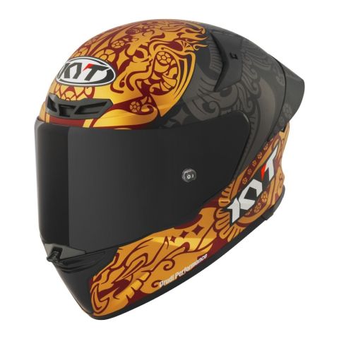 Casco Integrale Kyt Tt-revo Replica Bastianini Indonesia 2023 Gold