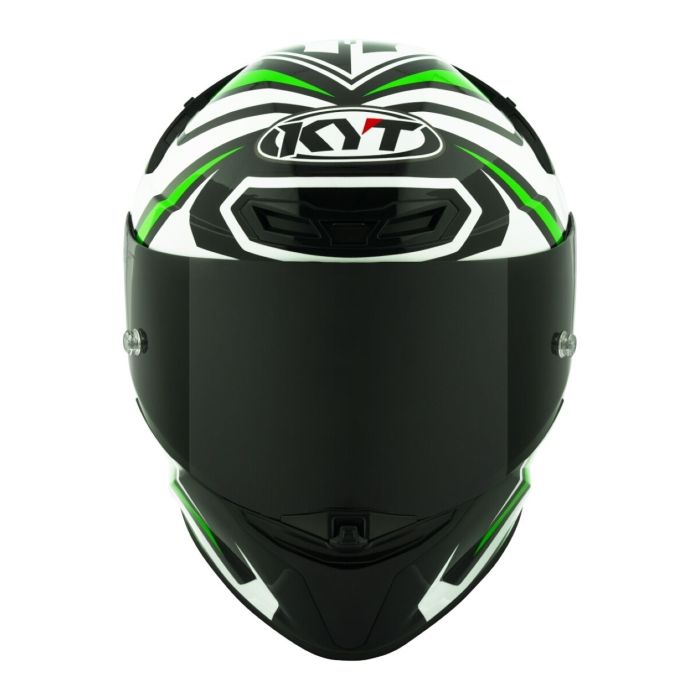 Casco Integrale Kyt Tt-revo Replica Alex Lowes White/green Fluo