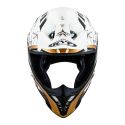 Casco Off-road Kyt Skyhawk Jarvis Edition White/gold