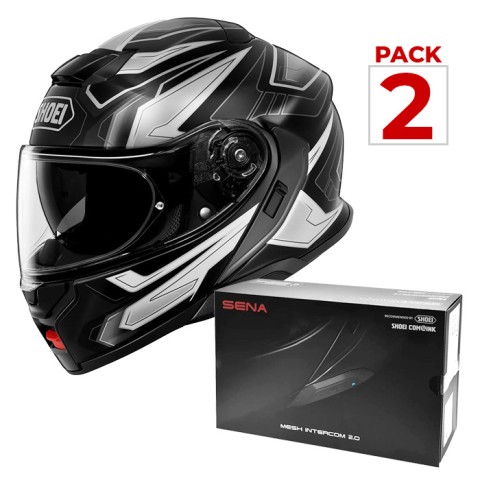 Shoei Neotec 3 Anthem Tc5 + Bluetooth Sena SRL3 Mesh