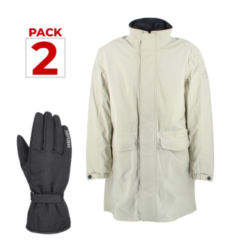 Pack Giacca Ixs Citta' con protezioni + Guanto Invernale