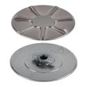 Placas y deslizadores Nolan Dark Inox Flat N43air/n43