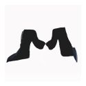 Guanciali Base Per Casco Twist 2.0 Tg.m Black