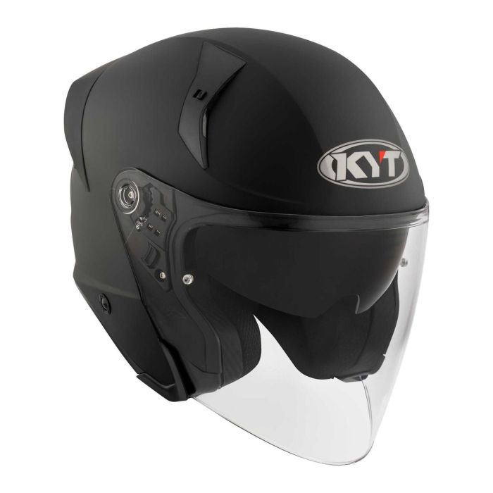 Casco Jet Kyt Ttr-jet Plain Matt Black