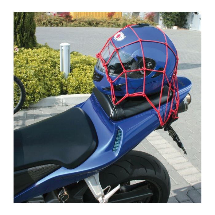 Filet élastique 42x42 P/bagages Rouge