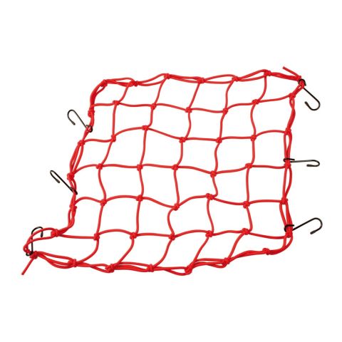 Elastisches Netz 42x42 P/Gepäck Rot