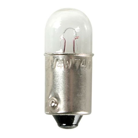 Pair of spherical lamps 12v 4w Ba9s