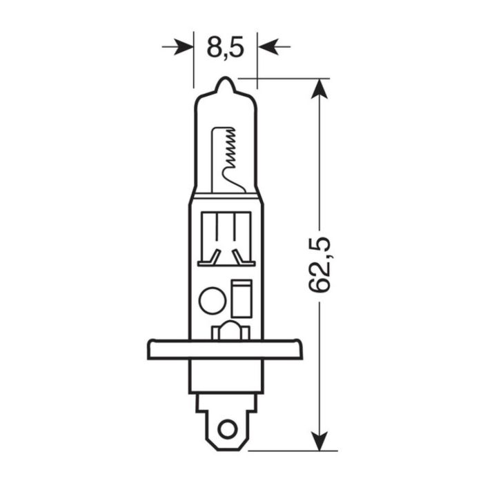 Lámpara Blu-xe H1 12v 55w