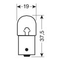 Par de lámparas Sfer.12v Amber 10w Bau15s
