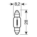Par Lamp.tubol.15w Sv7 8x28mm Nd