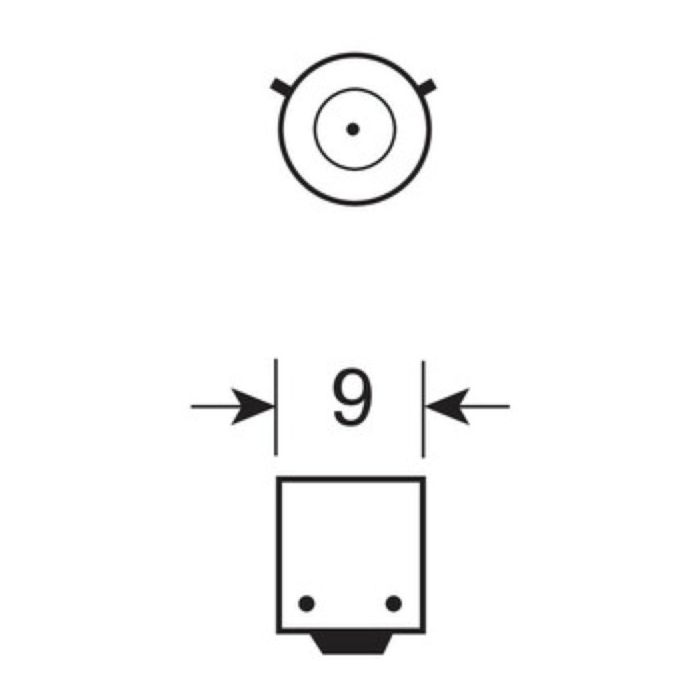 Coppia Lamp. 12v. Bay 9s 21w Nd