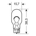 Par Lamp.zocc.vetro 16w W16w Nd
