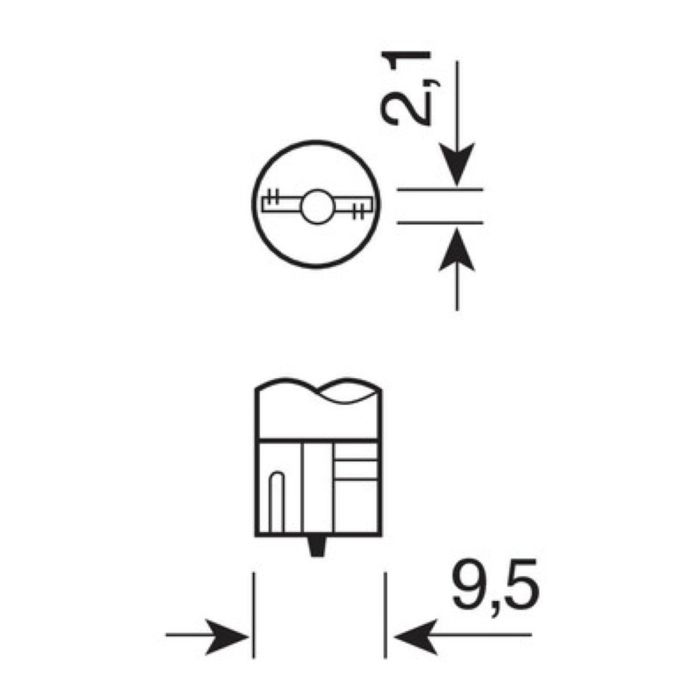 Paire Lamp.zocc.vetro 16w W16W Nd