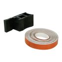 Orange reflective wheel profile with adapter