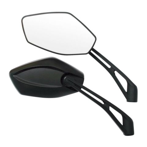 Coppia Di Specchi Omologati Lampa Infinity Filettatura 10mm