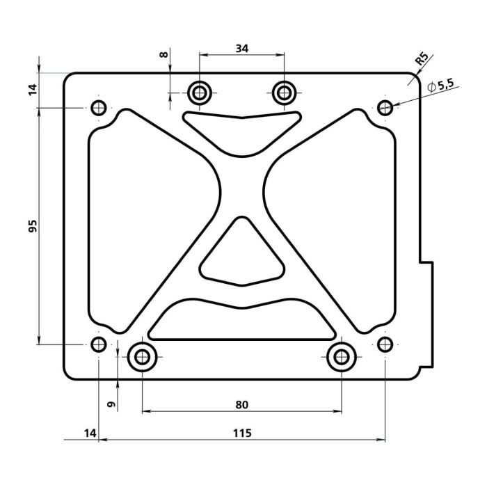 Portatarga Laterale 50 Cc Omologazione Passeggero