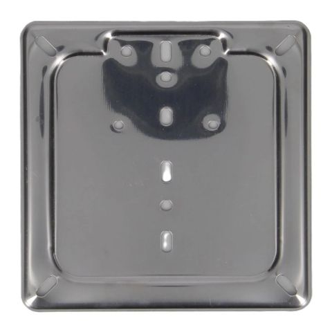 Nouveau porte-plaque d’immatriculation de moto chromé C.d.s.