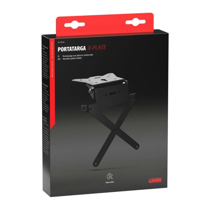 Porte-plaque d’immatriculation X-plate à inclinaison variable Lampa 90144