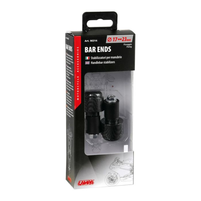 Pair of Carbon Look Handlebar Stabilizers