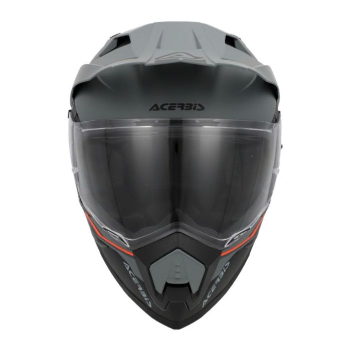Casco Enduro Acerbis Assault Graphic Nero Arancio Fluo