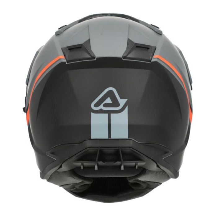 Casco Enduro Acerbis Assault Graphic Nero Arancio Fluo