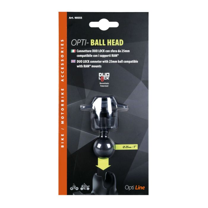 Optiline Adattatore Opti-ball Head Con Sfera Da 25mm