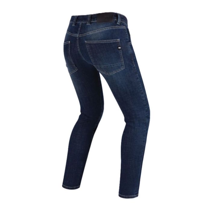Jeans Moto Pmj New Rider Uomo Made In Italy Blue