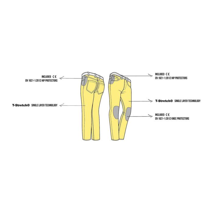 Jeans T-stretch Pmj Cruise Blue