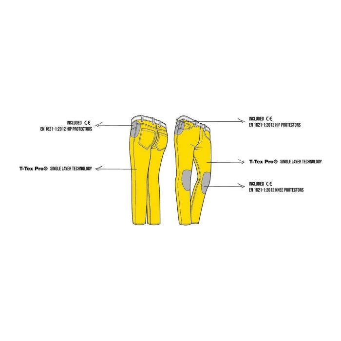 Pantalone Pmj Deux L36 Con Cinta Blue