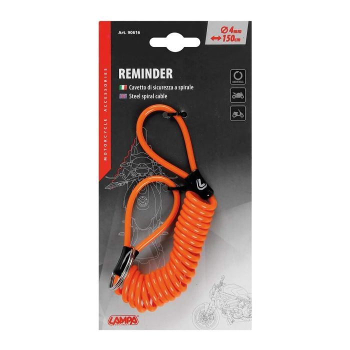 Recordatorio Disc Lock Cable Orange