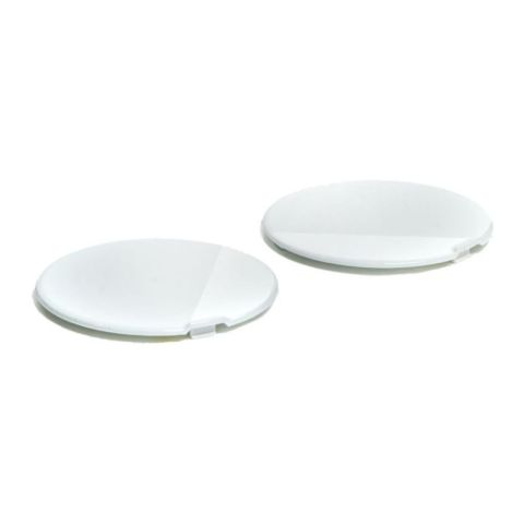 Agv Painted Screw Covers Orbyt Block Matt Light Grey / Ebony / Wh