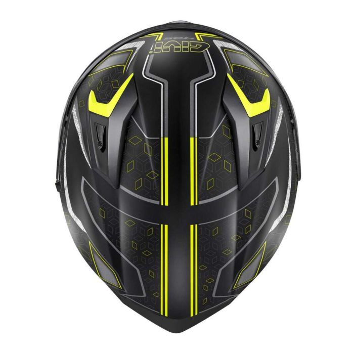 Casco Integrale Givi 50.8 Mystical Nero Giallo Fluo